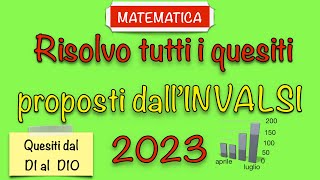 Simulazione Prova Invalsi Matematica  Terza Media  20222023  Soluzione Quesiti proposti  Parte1 [upl. by Ajin400]