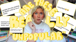 Reacting to my subscribers unpopular book opinions [upl. by Saudra]