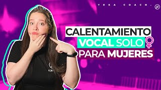 EJERCICIOS DE CALENTAMIENTO VOCAL PARA MUJERES  EJERCICIOS DE VOCALIZACIÓN PARA CANTAR BIEN [upl. by Pazia]