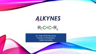 محاضرة الألكاينات Alkynes كيمياء عضويه Organic chemistry [upl. by Tenrag374]