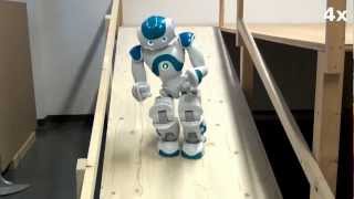 NAO humanoid walking down a ramp autonomously [upl. by Raimund]