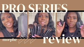 Morphe Pro Series Vegan Brushes  Review  Demo [upl. by Zil]