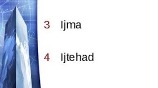 Form of Ijtihad  Ijma and Qiyas  Sources of Islamic Economics [upl. by Carlin]