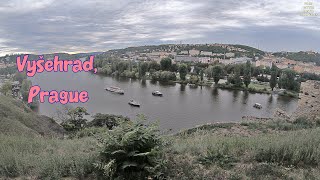 This is what you can see in Vyšehrad Prague A walking tour Vysehrad Prague [upl. by Anelrad]