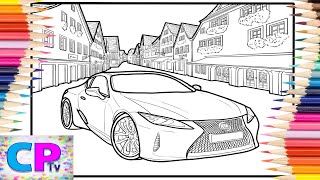 Lexus LC 500Lexus Coloring PagesCopic Markerscoloringpagestv Elektronomia  EnergyNCS Release [upl. by Fita]