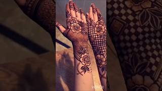 Floral mehndi designs🌸👌💞 henna mehndi 2024 YouTube short subscribe [upl. by Corel]