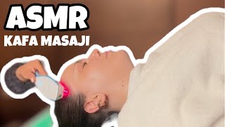 ASMR KAFA MASAJI YAPTIRDIM RAHATLATICI VİDEO I HEAD SPA ASMR [upl. by Aprile]