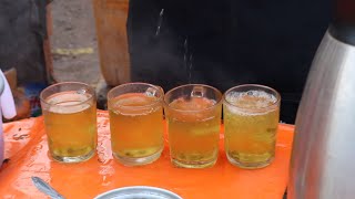 Afghani Qehwa  Peshawar Street Food  Peshawari Green Tea  Peshawari Kahwa Kehwa  Kawa [upl. by Gahl]