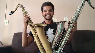 Sax tenor Amati Kraslice x Sax tenor Vogga VSTS701 Comparação [upl. by Aikrehs]