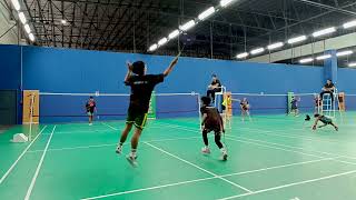 Marck and JM  Level F  2nd Game  Dquot Badminton Invitational [upl. by Scurlock418]