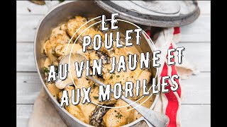 😋 🍗 RECETTE POULET AU VIN JAUNE ET AUX MORILLES SIMPLE ET RAPIDE EN MOINS DE 2 MINUTES 🍗 😋 [upl. by Iggam246]