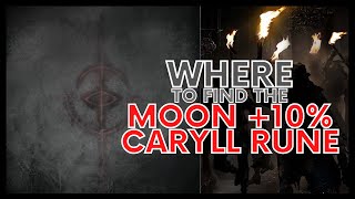 BLOODBORNE WHERE TO FIND THE TIER 1 MOON CARYLL RUNE [upl. by Ainimre437]