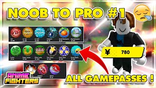 Noob To Pro Part 1 Already Room 72 8000 Robux On Gamepass Anime Fighters Simulator [upl. by Aniger740]