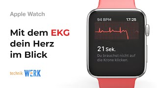 Apple Watch Series 4 EKGFunktion Endlich in Deutschland alle Infos amp Demo [upl. by Vanda]