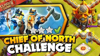 Easily 3 Star the Chief of the North Challenge Clash of Clans [upl. by Aluin199]