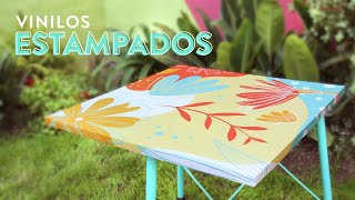 ¿ Cómo plotear una mesa  Vinilos Estampados con laminado 🥰 [upl. by Yanttirb975]