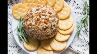 Maple Dijon Vegan Cheese Ball [upl. by Einnus580]