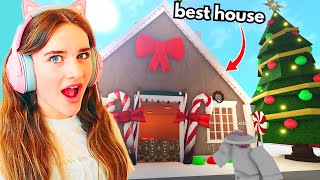 WHO CAN BUILD BEST XMAS HOUSE Gaming w The Norris Nuts [upl. by Sivraj]