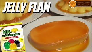 JELLY FLAN  How to Make Leche Gulaman  Ep 74  Mortar and Pastry [upl. by Auqinal994]