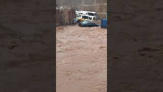 Floods sweep car in Nairobi Kenya [upl. by Lorenzo135]