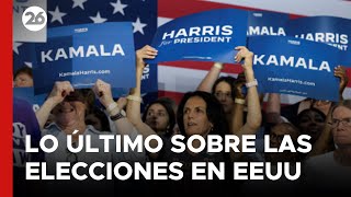 🔴 VIVO  Lo último sobre las elecciones en EEUU Harris y Trump compiten por llegar a la Casa Blanca [upl. by Ittap]