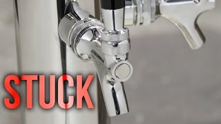 How to Unstick Sticky Beer Faucets  Cleaning Guide [upl. by Adnaval]