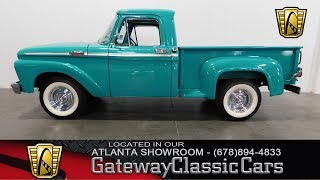 1964 Ford F100  Gateway Classic Cars of Atlanta 426 [upl. by Aillij979]