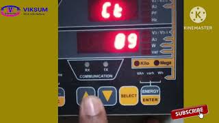 SATEC PM130EH Plus meter setting kaise change kare  viksumcom  VIKSUMCOM [upl. by Dranoel]