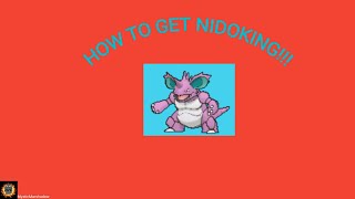 How to Evolve a Nidorino into a Nidoking Pokemon Brick Bronze [upl. by Panta]