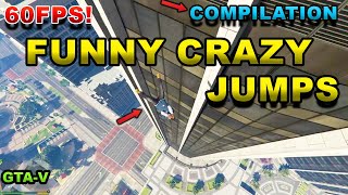 Unbelievable GTA 5 Stunts Hilarious Falls amp Insane Jumps Compilation  Wisal Game Zone [upl. by Auhoj]