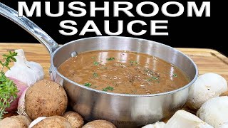 Easy Creamy Mushroom Sauce  ChefJean Pierre [upl. by Eiramik121]