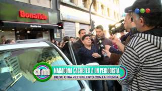 Maradona cachetea a un periodista  Am [upl. by Lourdes]