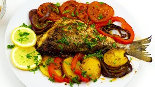 I have never eaten such delicious grilled dorade Mediterranean recipe for fish in the oven [upl. by Lemay]