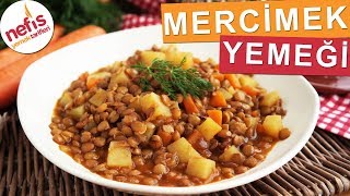 Yeşil Mercimek Yemeği Nasıl Yapılır Çok besleyici çok lezzetli  Nefis Yemek Tarifleri [upl. by Ellecrag]