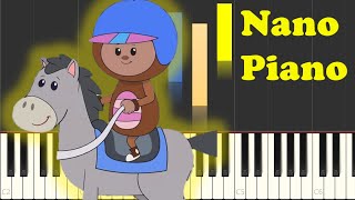 How To Play Camptown Races On Piano EASY [upl. by Zenda]