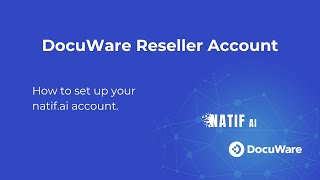 Get Started with natifai  DocuWare Reseller Account  EN [upl. by Almeria635]