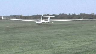 DG800B Motor Glider Takeoff RWY 27  KSYN [upl. by Ikila688]