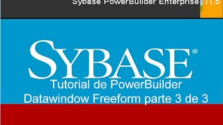 Tutorial de PowerBuilder Usando datawindow freeform 3 de 3 [upl. by Ahseim]