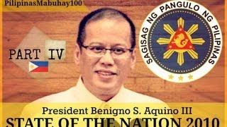 SONA 2010  First State of the Nation Address of President Benigno Aquino III  July 26 2010 45 [upl. by Ahsekel]