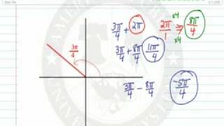 Radian Measure of Coterminal Angles [upl. by Holly-Anne]