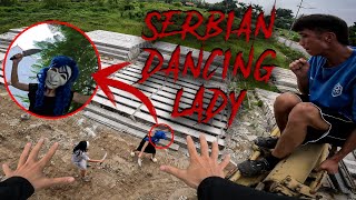 SERBIAN DANCING LADY REAL LIFE ESCAPE 220  Horror Parkour Pov Short  Bubbles 3Run [upl. by Yarb565]