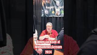 Roger Jackson at Midsummer Scream 2024 ghostface rogerjackson scream midsummerscream 2024 [upl. by Siravart]