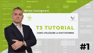 t3  breve tutorial sullutilizzo della piattaforma t3 di Webank [upl. by Panchito]