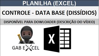 PLANILHA  CONTROLE DATA BASE DE DISSÍDIOS ANO 2024EXCEL dissidio sindicato reajustesalarial [upl. by Dayir275]