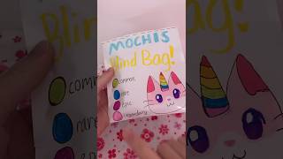 mochi blind bag blindbag blindbags diy craft crafts papercraft papersquishy asmr kpop [upl. by Lyrad718]