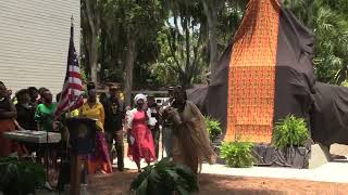 Harriet Tubman Monument Unveiling Libation Ceremony by Queen Quet GullahGeechee [upl. by Lunna]