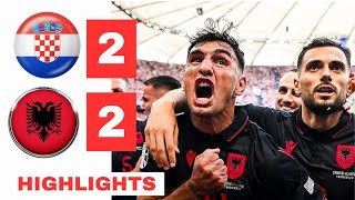 Croatia vs Albania HIGHLIGHTS amp ALL GOALS 22  UEFA EURO 2024  Kramaric Laci Gjasula Goal [upl. by Ccasi]