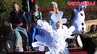 Crosswalk the musical Frozen James Corden and Kristen Bell [upl. by Renelle]