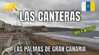 Discover Las Canteras A 4K Journey Through Gran Canarias Gem [upl. by Hanleigh]