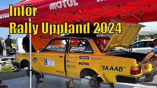 Rally Uppland Service park  fredag 2024 [upl. by Ynohtna]